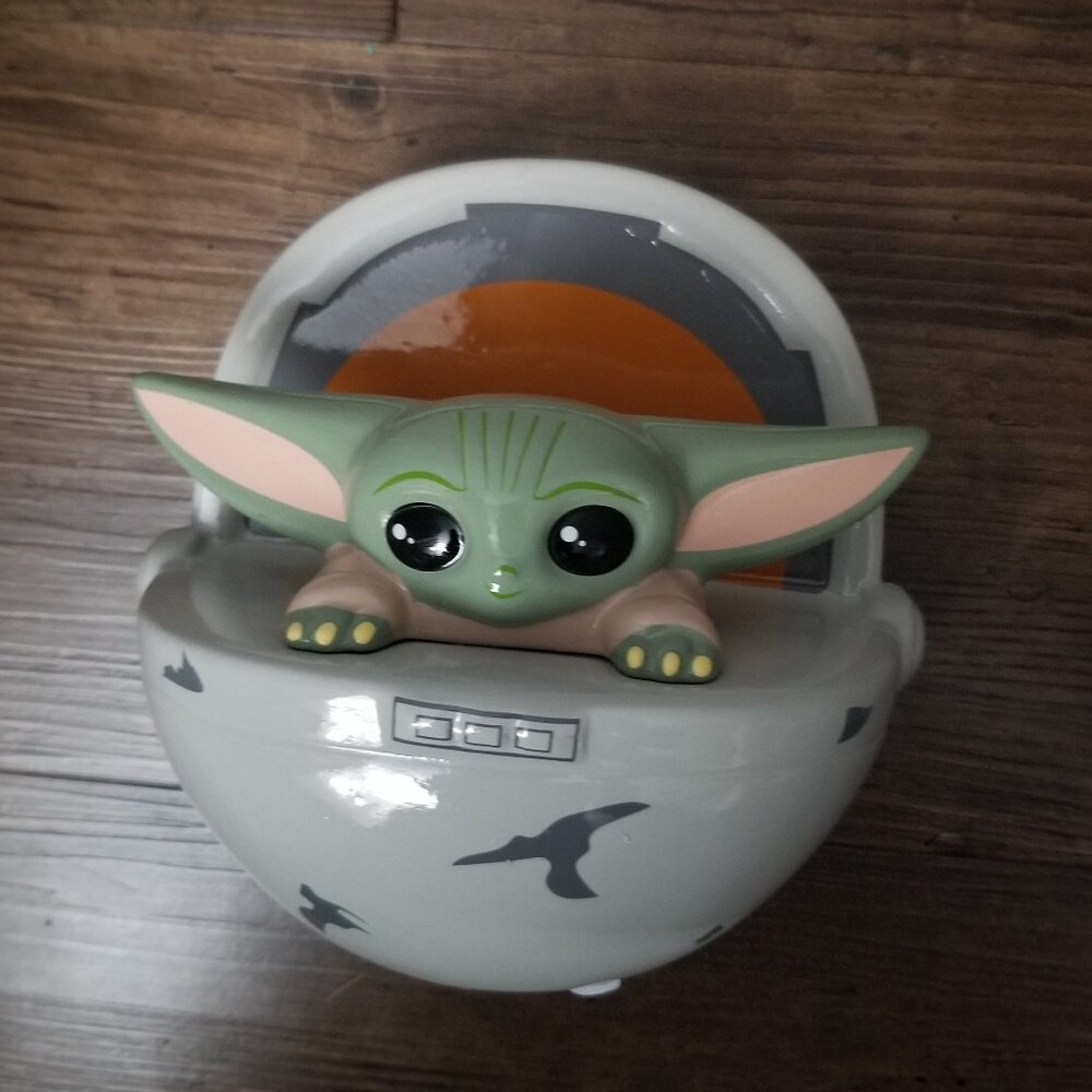 Star Wars Mandalorian Grogu Ceramic Money Bank